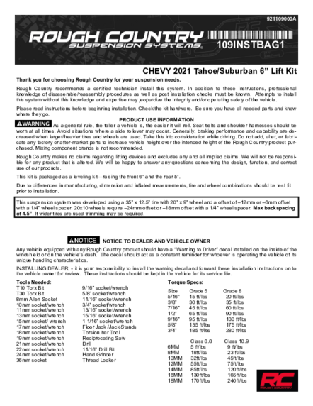 Installation Manual